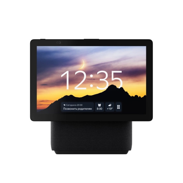 Умная колонка Яндекс.Станция Дуо Макс с Алисой, с Zigbee, 60 Вт, чёрный